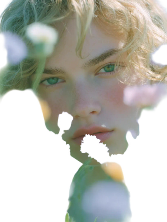 Serene Portrait V4 Vinyl Car Decal Sticker – Waterproof & UV-Resistant 4.1066666666666665"