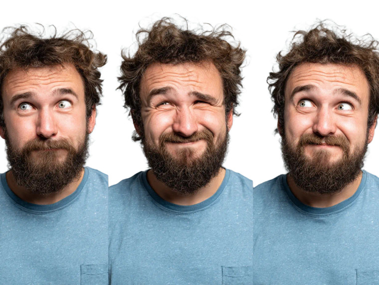 Expressive Man Portraits Vinyl Car Decal Sticker – Waterproof & UV-Resistant 6.1866666666666665"