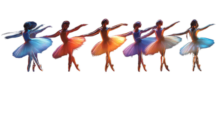 Ballet Motion Blur V2 Vinyl Car Decal Sticker – Waterproof & UV-Resistant 5.4