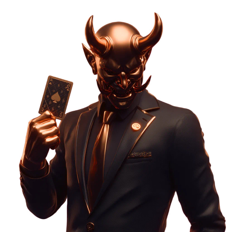 Devilish Red Character Vinyl Car Decal Sticker – Waterproof & UV-Resistant 6.826666666666667"