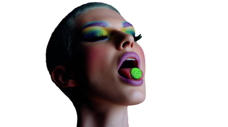 Dramatic Drag Queen Vinyl Car Decal Sticker – Waterproof & UV-Resistant 2.72"