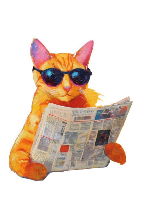 Reading Cat V13 Vinyl Car Decal Sticker – Waterproof & UV-Resistant 4.4