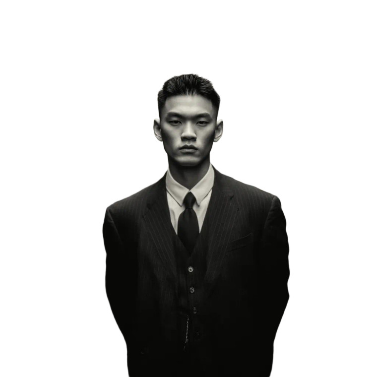 Young Asian Man V14 Vinyl Car Decal Sticker – Waterproof & UV-Resistant 3.4133333333333336"