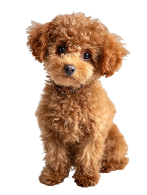 Toy Poodle V2 Vinyl Car Decal Sticker – Waterproof & UV-Resistant 8.213333333333333"