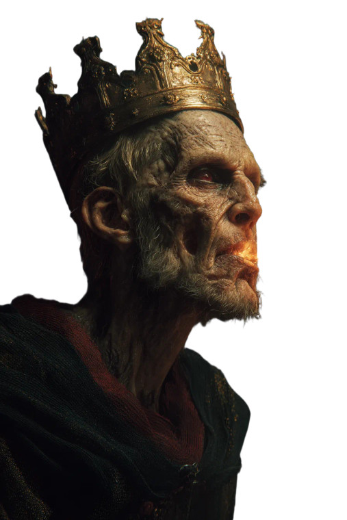 Ancient Dead King Vinyl Car Decal Sticker – Waterproof & UV-Resistant 4.4