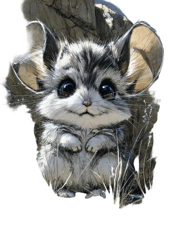 Cute Jerboa Vinyl Car Decal Sticker – Waterproof & UV-Resistant 4.1066666666666665"