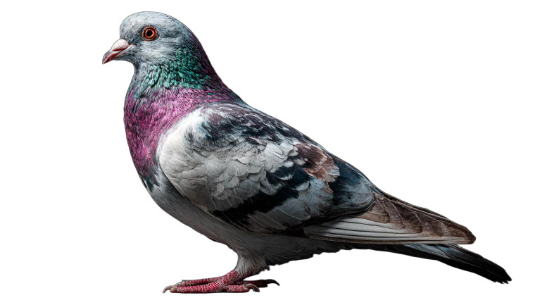 Fancy Pigeon Vinyl Car Decal Sticker – Waterproof & UV-Resistant 2.72"