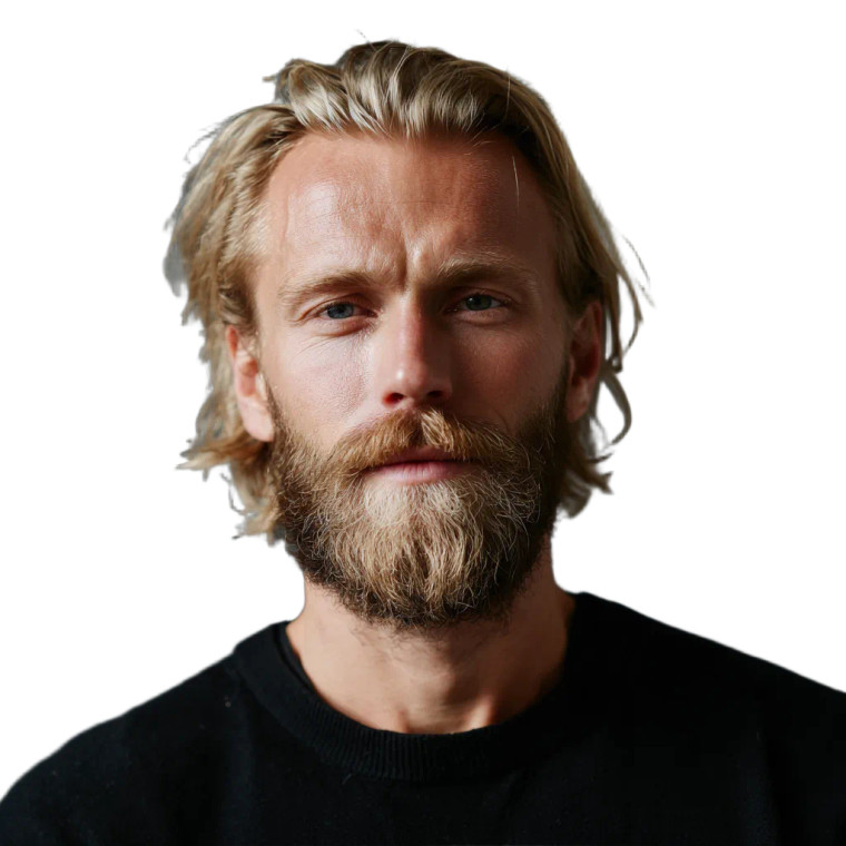 Handsome Norwegian Man Vinyl Car Decal Sticker – Waterproof & UV-Resistant 6.826666666666667"