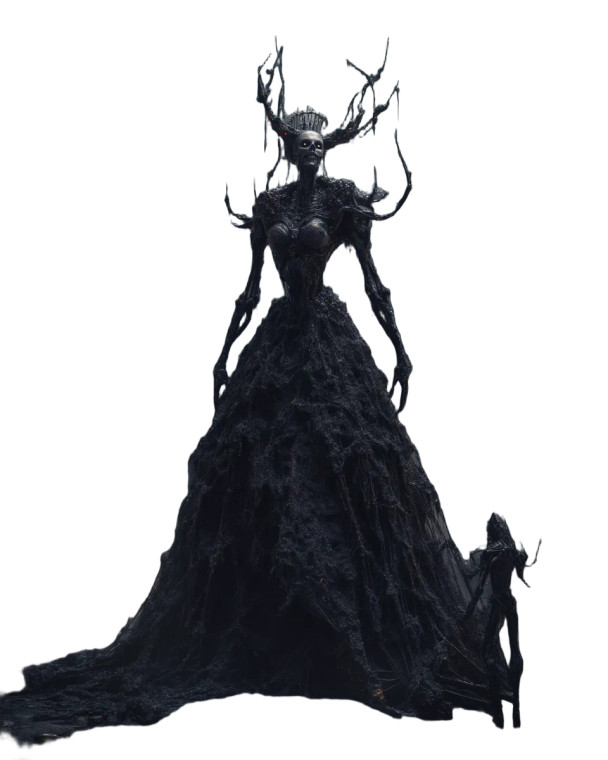Dark Demon Queen V2 Vinyl Car Decal Sticker – Waterproof & UV-Resistant 8.0"