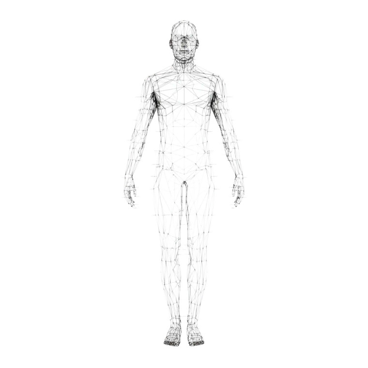 Body Outline Vinyl Car Decal Sticker – Waterproof & UV-Resistant 3.4133333333333336"