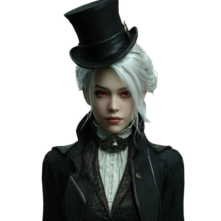 Gothic Inspector Vinyl Car Decal Sticker – Waterproof & UV-Resistant 3.4133333333333336"