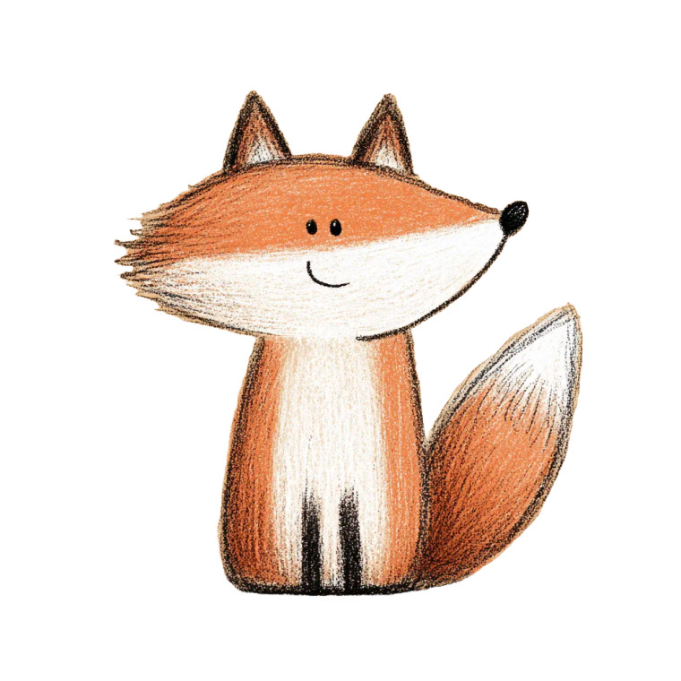Cute Cartoon Fox Vinyl Car Decal Sticker – Waterproof & UV-Resistant 6.826666666666667"