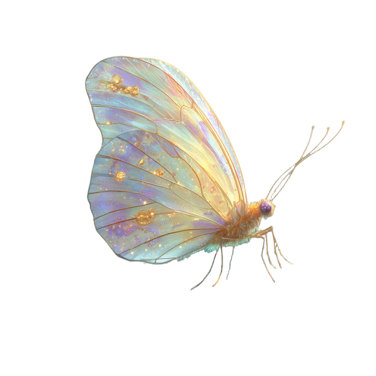 Elderly Butterfly Vinyl Car Decal Sticker – Waterproof & UV-Resistant 6.826666666666667"
