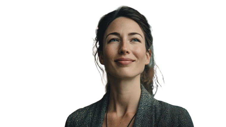 Confident Professional Woman V42 Vinyl Car Decal Sticker – Waterproof & UV-Resistant 2.72"