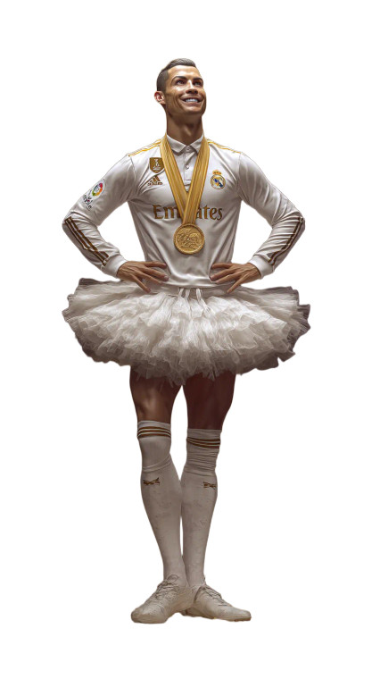 Ronaldo'S Ballet Triumph Vinyl Car Decal Sticker – Waterproof & UV-Resistant 9.706666666666667"