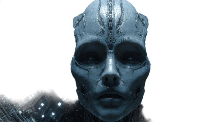 Alien Consciousness Transfer Vinyl Car Decal Sticker – Waterproof & UV-Resistant 5.4