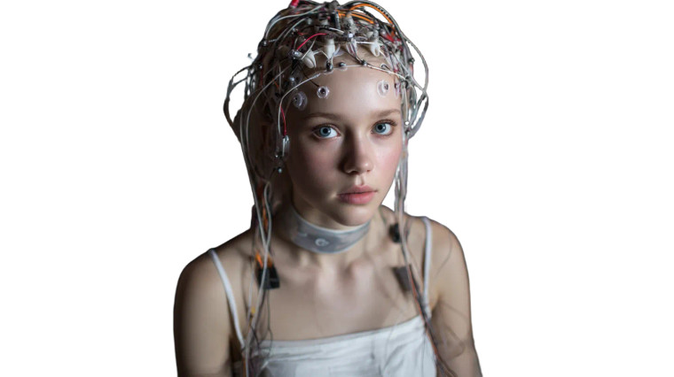 Cybernetic Model V2 Vinyl Car Decal Sticker – Waterproof & UV-Resistant 2.72"