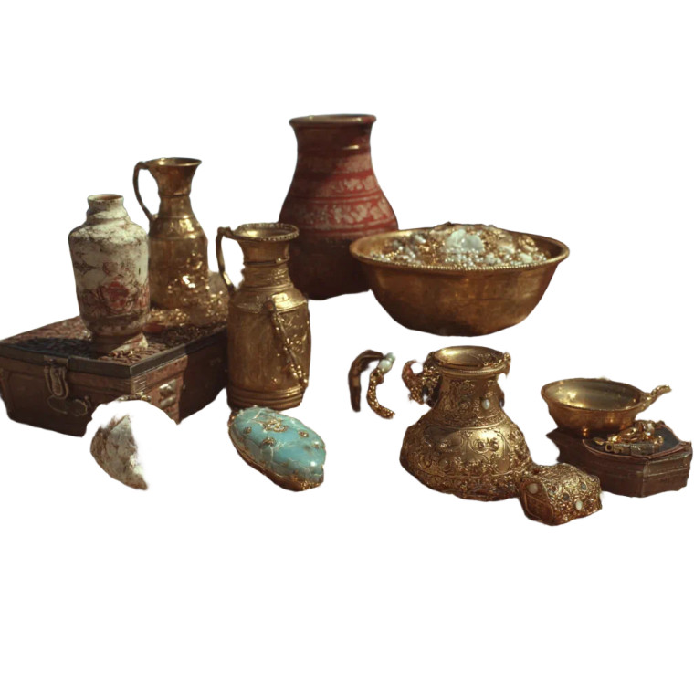 Beach Treasures Vinyl Car Decal Sticker – Waterproof & UV-Resistant 3.4133333333333336"