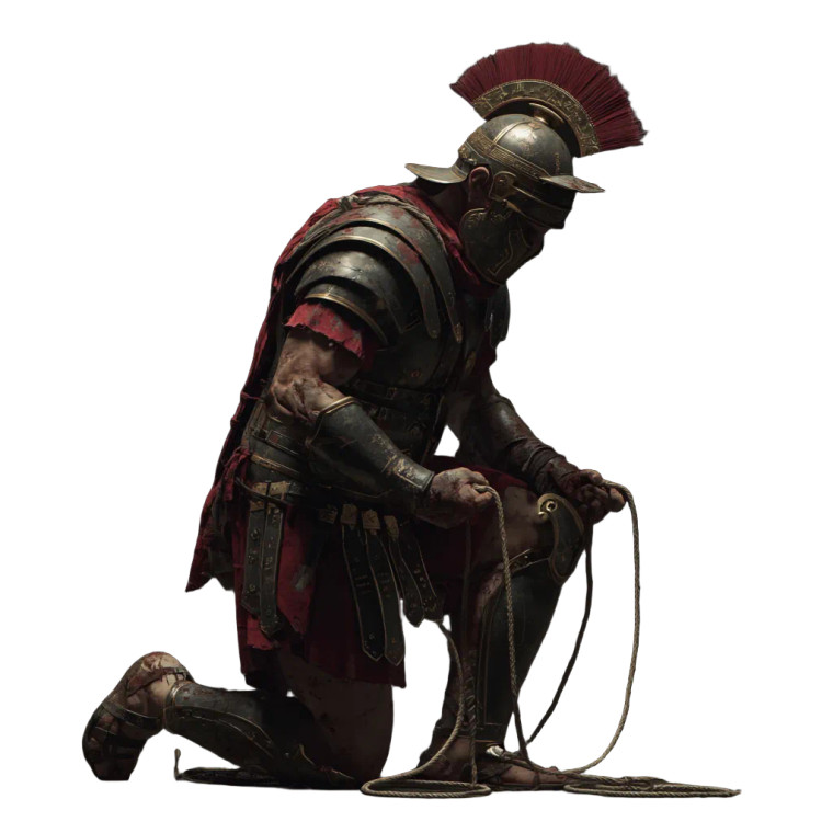 Ancient Roman Soldier V8 Vinyl Car Decal Sticker – Waterproof & UV-Resistant 3.4133333333333336"