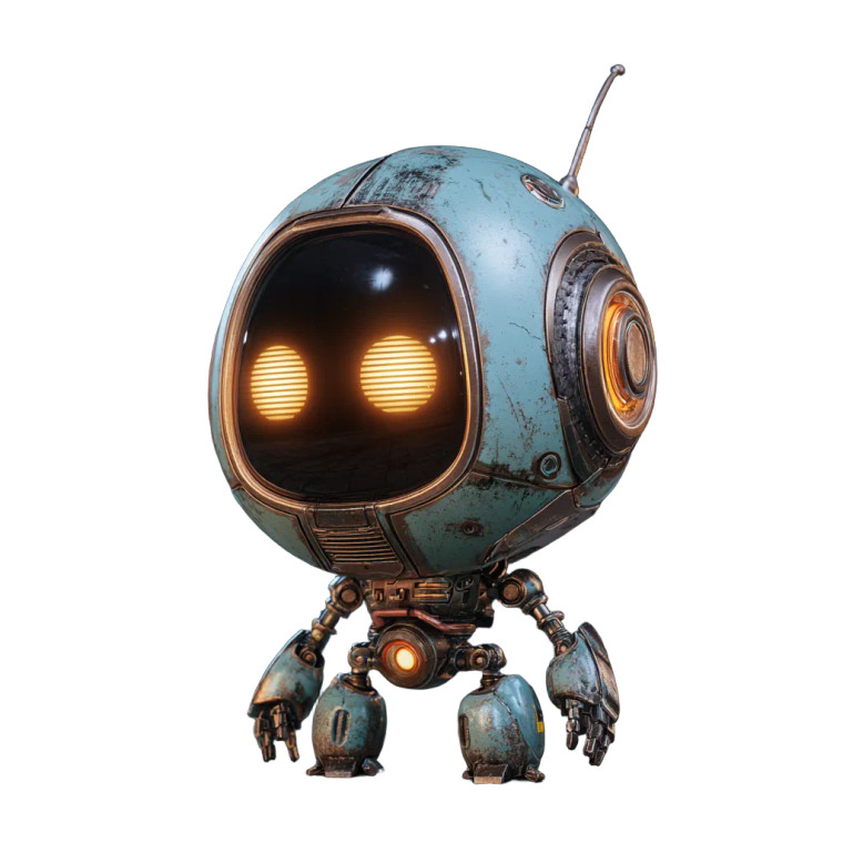 Futuristic Robot V14 Vinyl Car Decal Sticker – Waterproof & UV-Resistant 3.4133333333333336"