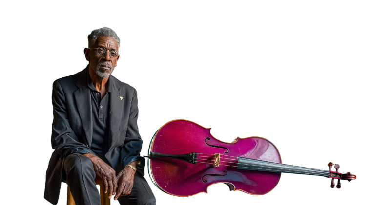 Violinist Portrait V2 Vinyl Car Decal Sticker – Waterproof & UV-Resistant 2.72"