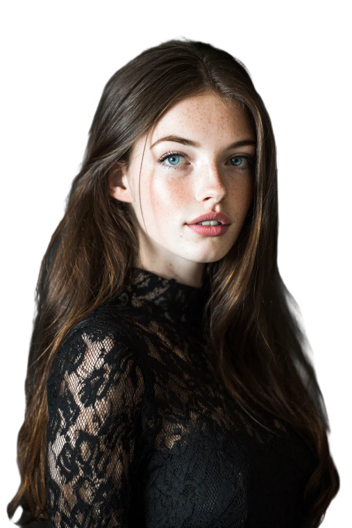 Fashion Model Portrait V75 Vinyl Car Decal Sticker – Waterproof & UV-Resistant 4.4