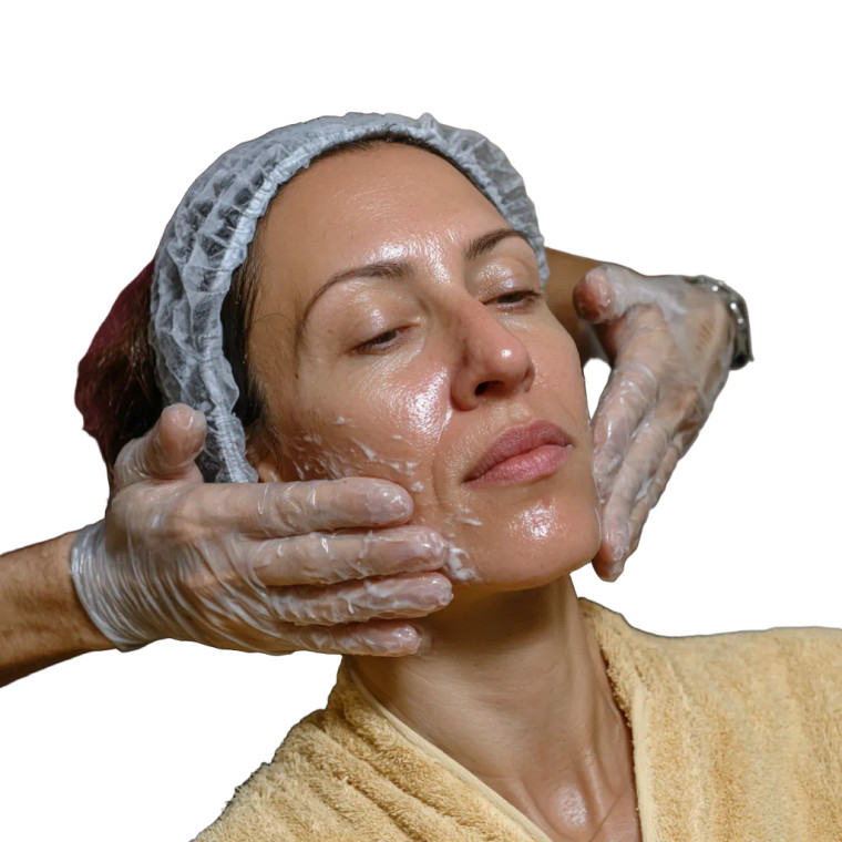 Asian Face Massage Vinyl Car Decal Sticker – Waterproof & UV-Resistant 6.826666666666667"