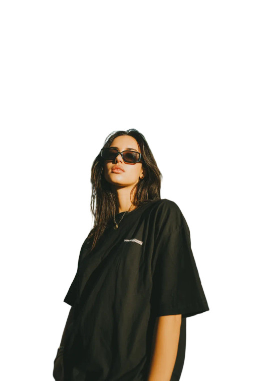 Stylish Latina Woman V2 Vinyl Car Decal Sticker – Waterproof & UV-Resistant 8.96"