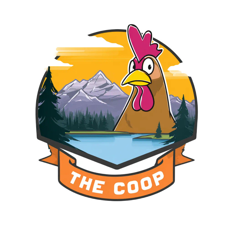 The Coop Logo Vinyl Car Decal Sticker – Waterproof & UV-Resistant 6.826666666666667"