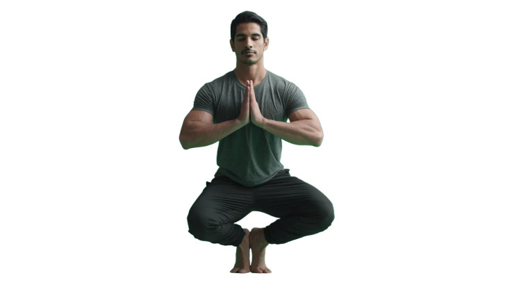 Yoga Practitioner Pose V2 Vinyl Car Decal Sticker – Waterproof & UV-Resistant 5.4