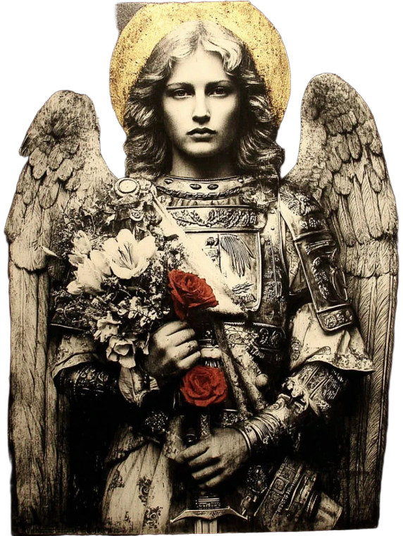 Cherubim Angel Vinyl Car Decal Sticker – Waterproof & UV-Resistant 4.1066666666666665"