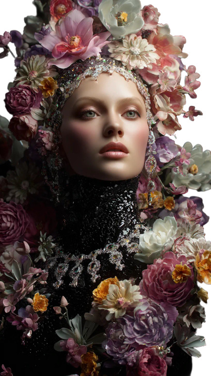 Ceramic Fashion Muse Vinyl Car Decal Sticker – Waterproof & UV-Resistant 9.706666666666667"