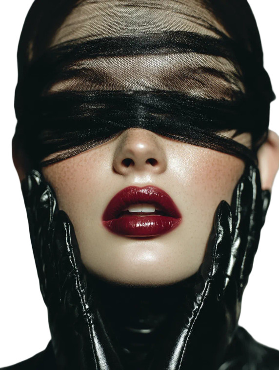 Mysterious Glamorous Woman Vinyl Car Decal Sticker – Waterproof & UV-Resistant 8.213333333333333"