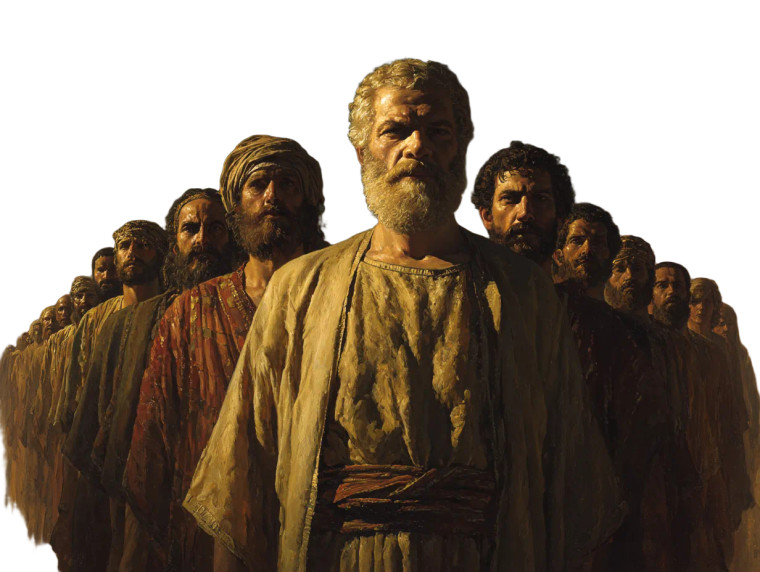 Biblical Lineage Scene Vinyl Car Decal Sticker – Waterproof & UV-Resistant 6.1866666666666665"