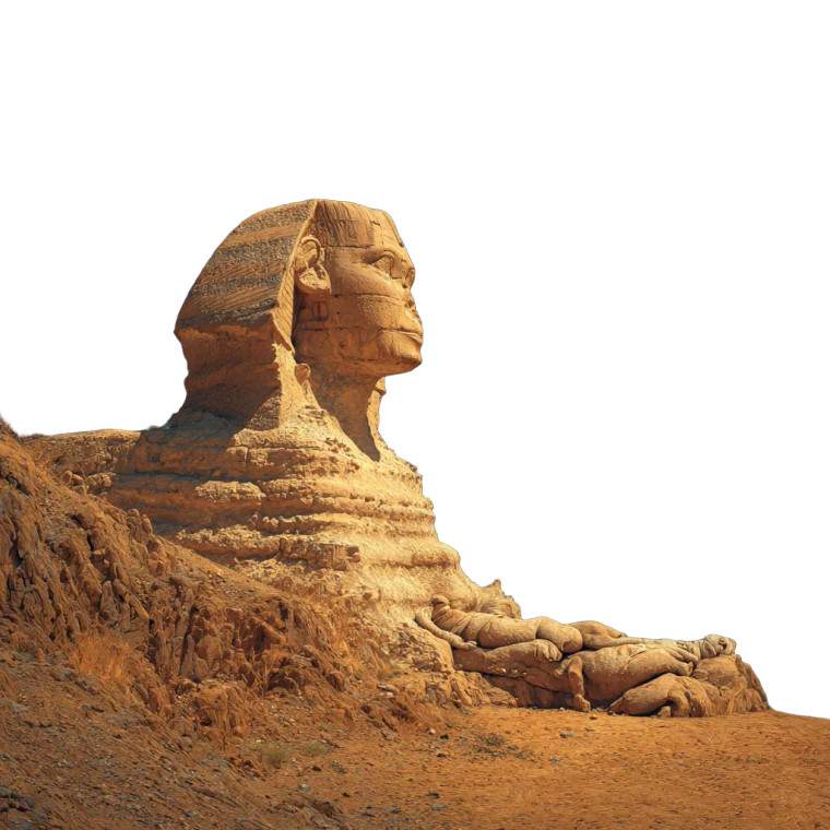 Sphinx On Moon Vinyl Car Decal Sticker – Waterproof & UV-Resistant 3.4133333333333336"