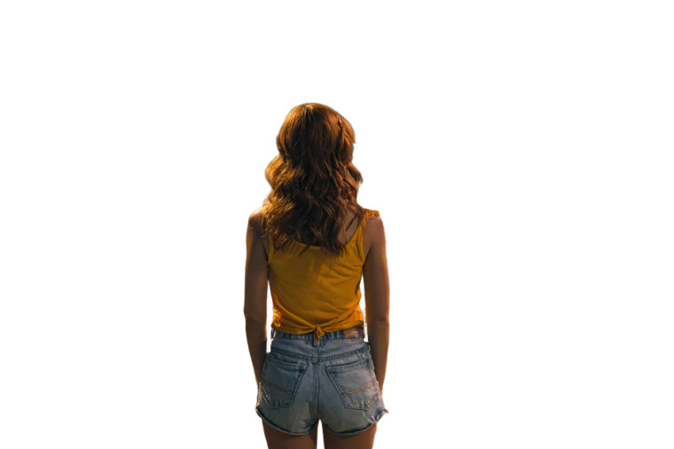 Girl At Fence Vinyl Car Decal Sticker – Waterproof & UV-Resistant 5.97333333333333