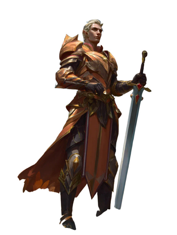 Autumn Eladrin Knight Vinyl Car Decal Sticker – Waterproof & UV-Resistant 8.213333333333333"