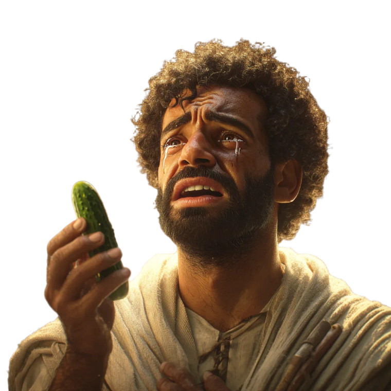 Salah With Cucumber Vinyl Car Decal Sticker – Waterproof & UV-Resistant 3.4133333333333336"