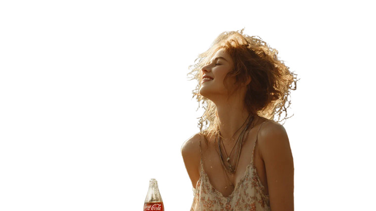 Laughing With Soda Vinyl Car Decal Sticker – Waterproof & UV-Resistant 2.72"