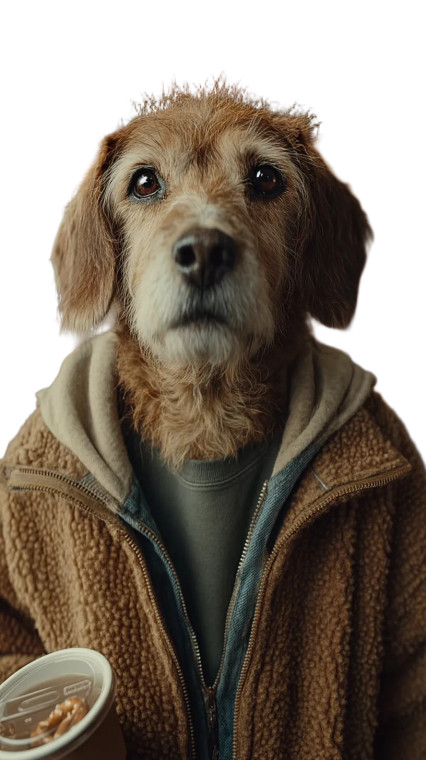 Anthropomorphic Beagle Portrait Vinyl Car Decal Sticker – Waterproof & UV-Resistant 4.8533333333333335"