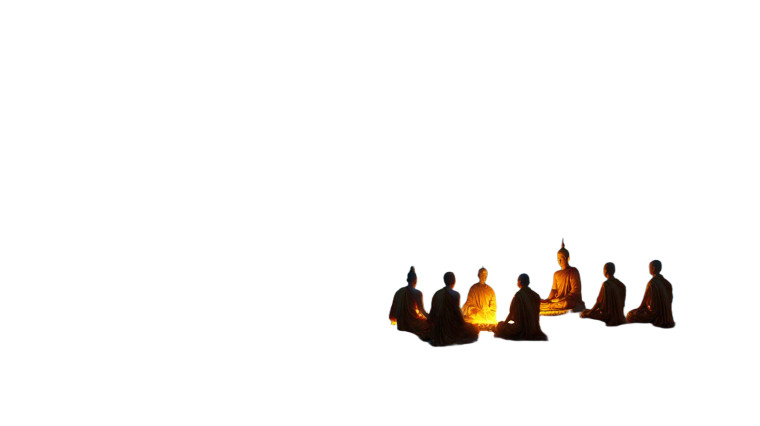 Buddha Teaching Vinyl Car Decal Sticker – Waterproof & UV-Resistant 5.4