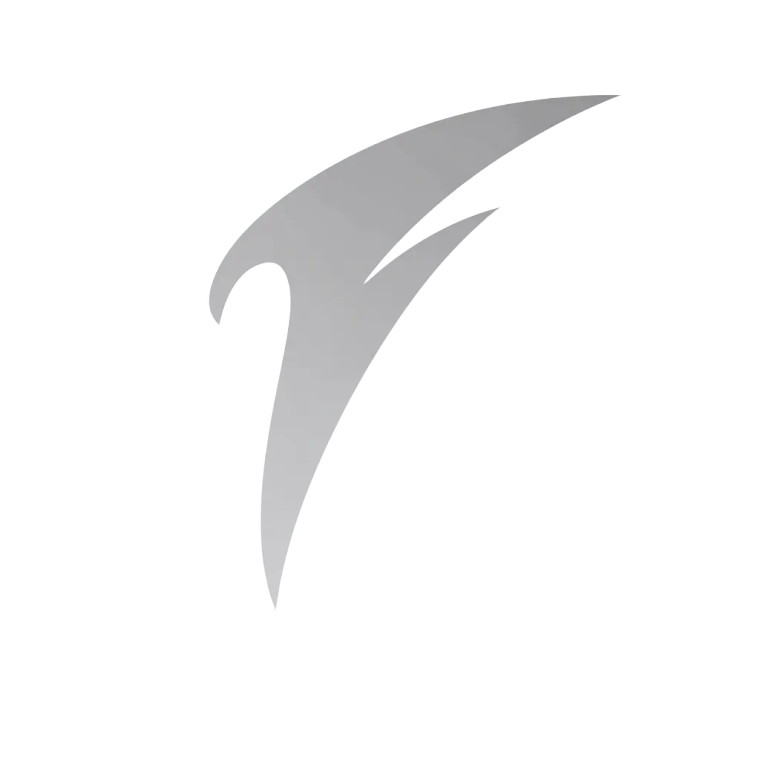 Fang Logo Vinyl Car Decal Sticker – Waterproof & UV-Resistant 3.4133333333333336"