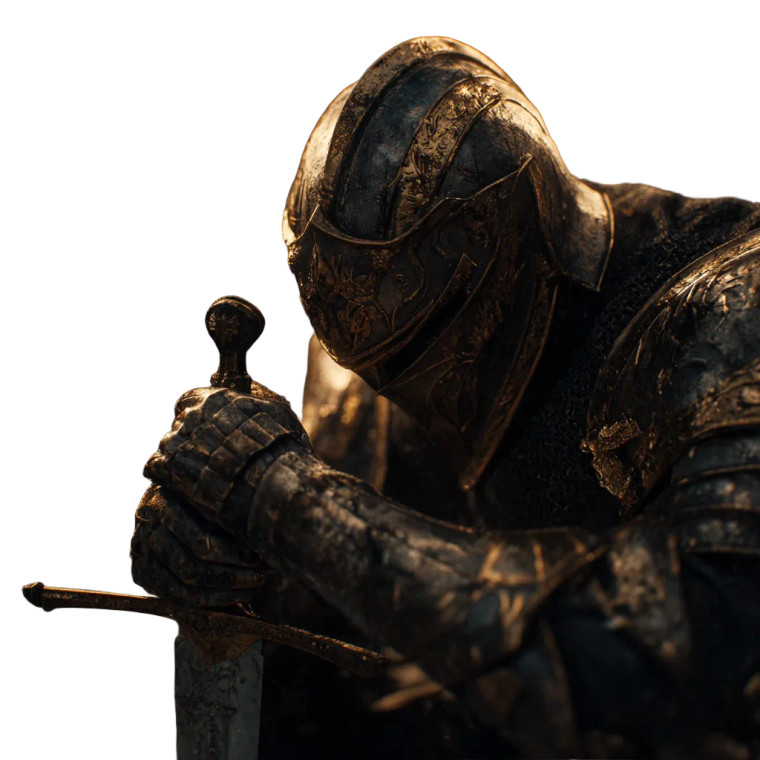 Honorable Knight V2 Vinyl Car Decal Sticker – Waterproof & UV-Resistant 6.826666666666667"