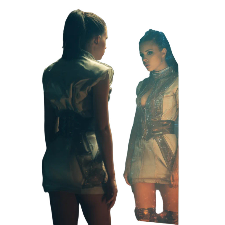 Cyberpunk Elf Reflection Vinyl Car Decal Sticker – Waterproof & UV-Resistant 6.826666666666667"