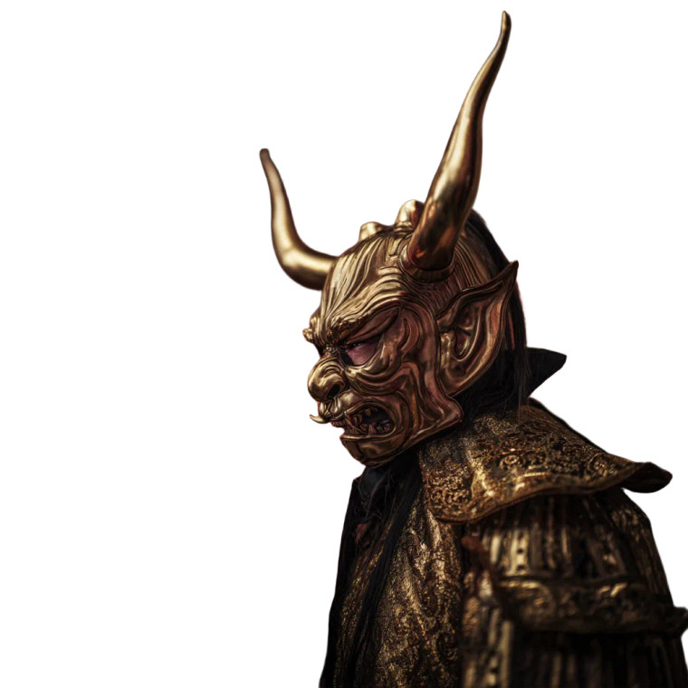 Golden Bull Demon Vinyl Car Decal Sticker – Waterproof & UV-Resistant 6.826666666666667"
