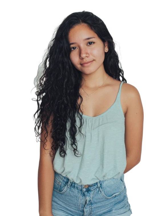 Young Female Portrait V6 Vinyl Car Decal Sticker – Waterproof & UV-Resistant 8.213333333333333"