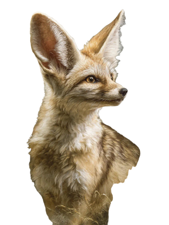 Fennec Fox V2 Vinyl Car Decal Sticker – Waterproof & UV-Resistant 8.213333333333333"