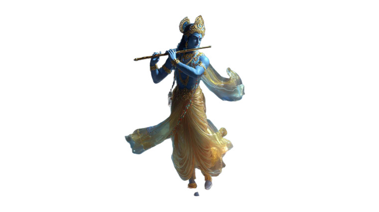 Divine Lord Krishna V12 Vinyl Car Decal Sticker – Waterproof & UV-Resistant 5.4