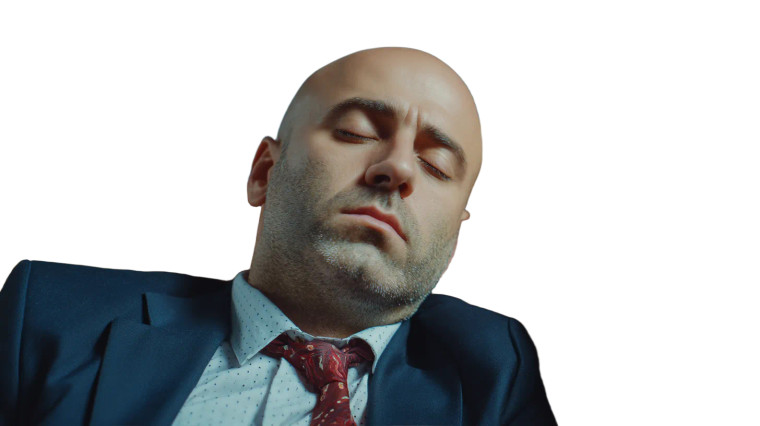 Sleeping Turkish Man Vinyl Car Decal Sticker – Waterproof & UV-Resistant 5.4