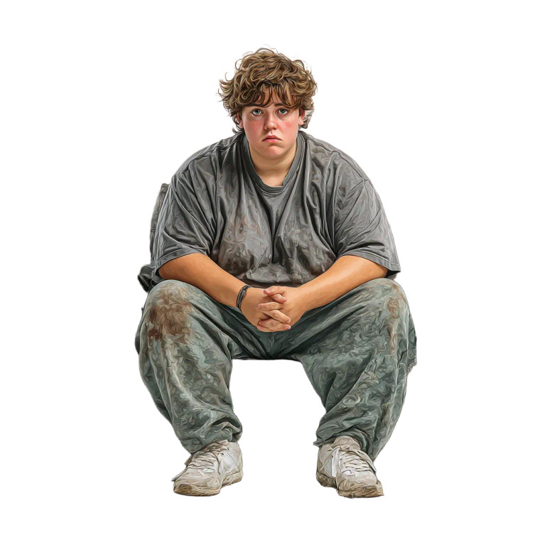 Serious Young Adult Vinyl Car Decal Sticker – Waterproof & UV-Resistant 6.826666666666667"